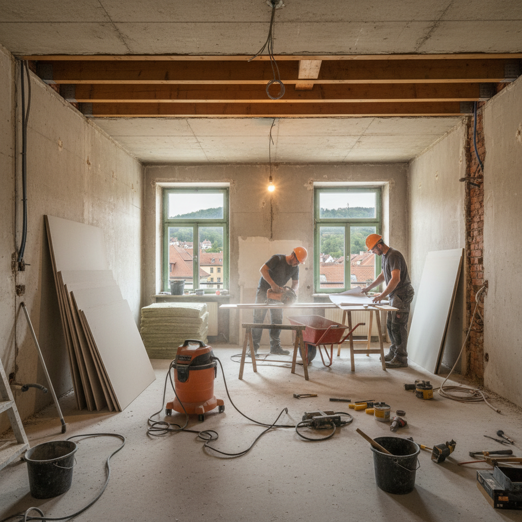 Wohnungssanierung in Stuttgart-Mitte
